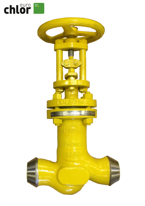 Bellow sealed globe valve EUROCHLOR