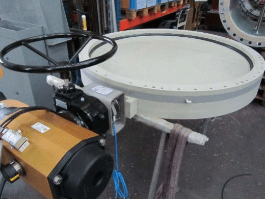 Kunststof Vlinderklep met lipafdichting