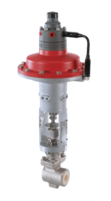 Keramische plugafsluiter voor agressieve en corrosieve media