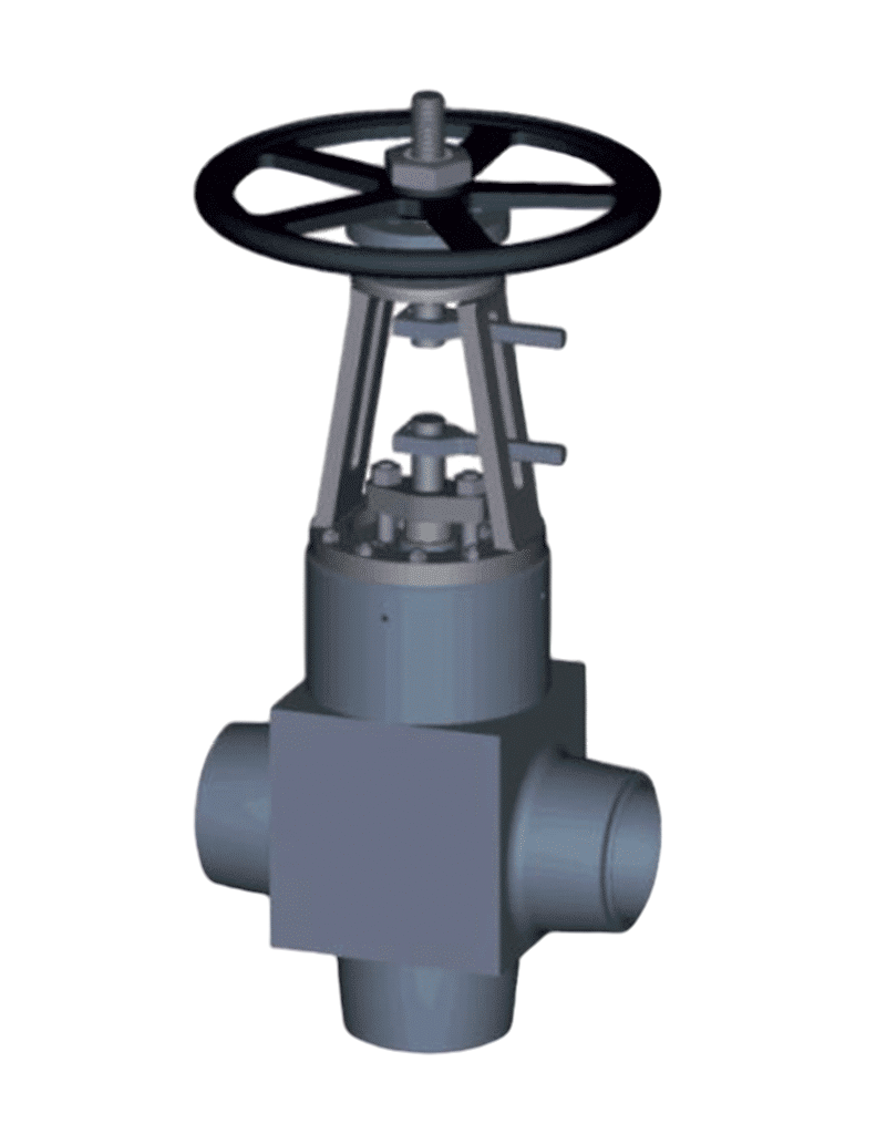 Gesmede behuizing, hoge druk, drukafdichtende kap, drieweg type