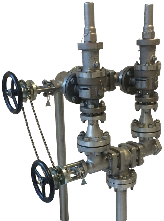 Vooraf gebouwde en geteste omschakelklepcombinatie met drukventielen